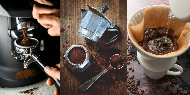 kawa do ekspresu, kawiarki i przelewu